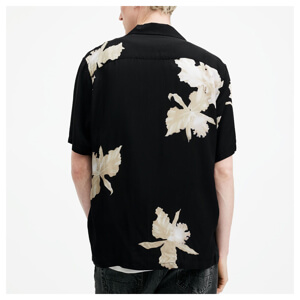 AllSaints Lachaise Floral Print Relaxed Fit Shirt